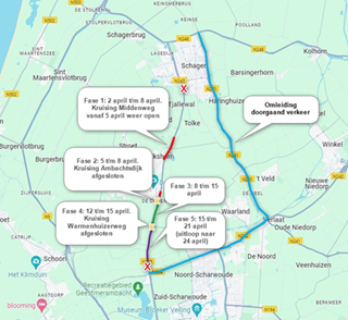 Planning werkzaamheden N245